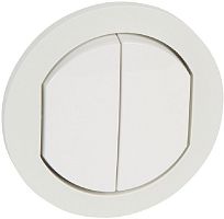 Лицевая панель Legrand Celiane для 2-кл. выключателя IP44 белый картинка